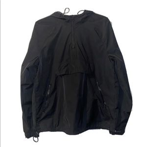 Mens Black Windbreaker